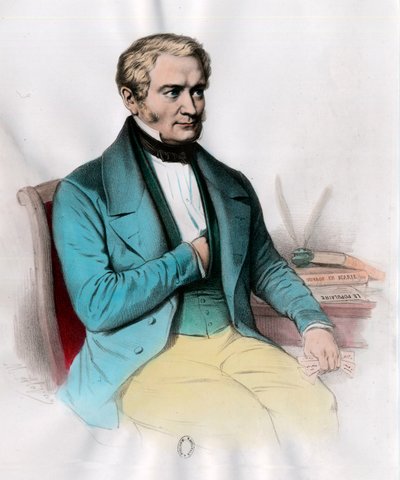 इटियेन कैबेट का पोर्ट्रेट (1788 - 1856) फ्रांसीसी समाजवादी सिद्धांतकार। 19वीं सदी की नक्काशी। निजि संग्रह। द्वारा अज्ञात कलाकार