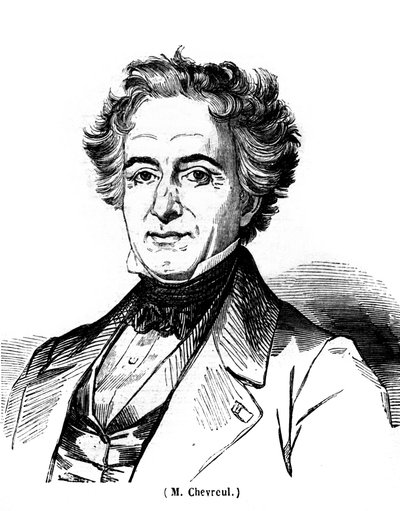 यूजीन शेवरूइल (1786-1889) का पोर्ट्रेट, फ्रांसीसी चित्रकार। द्वारा अज्ञात कलाकार