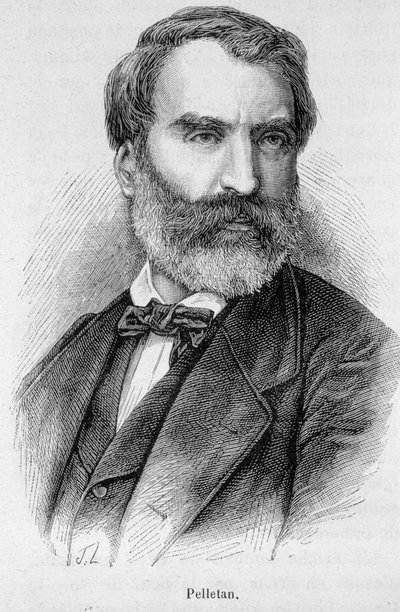 यूजीन पेलेटन का पोर्ट्रेट (1813-1884), फ्रांसीसी पत्रकार, लेखक और राजनीतिज्ञ। द्वारा अज्ञात कलाकार
