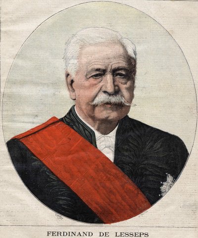 फर्डिनेंड डी लेसेप्स का पोर्ट्रेट (1805-1894), फ्रांसीसी राजनयिक और प्रशासक। द्वारा अज्ञात कलाकार