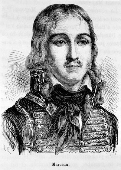 फ्रेंकोइस सेवरिन डेसग्रेवियर्स मार्सेउ (1769-1796), फ्रांसीसी जनरल का पोर्ट्रेट। द्वारा अज्ञात कलाकार