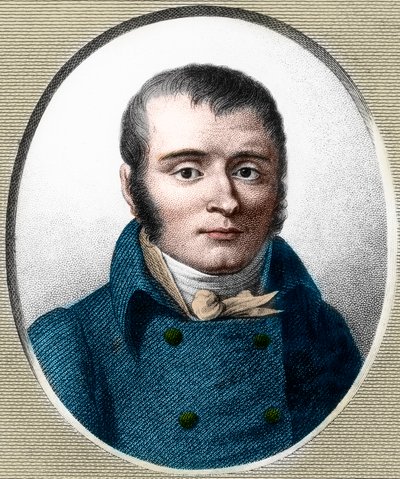 फ्रेंकोइस जेवियर बिचैट (1771-1802) फ्रांसीसी चिकित्सक का पोर्ट्रेट। द्वारा अज्ञात कलाकार