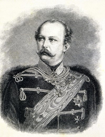 प्रशिया के फ्रेडरिक चार्ल्स का पोर्ट्रेट (1828 - 1885), विलियम I . का भतीजा द्वारा अज्ञात कलाकार