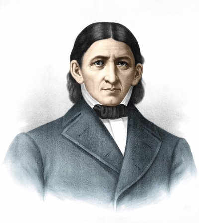 फ़्रेडरिक फ़्रेबेल का पोर्ट्रेट (1782 - 1852) जर्मन शिक्षाशास्त्री। द्वारा अज्ञात कलाकार