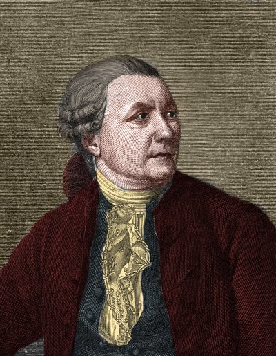 फ्रेडरिक गोटलिब क्लॉपस्टॉक (1724-1803) जर्मन कवि का पोर्ट्रेट। द्वारा अज्ञात कलाकार