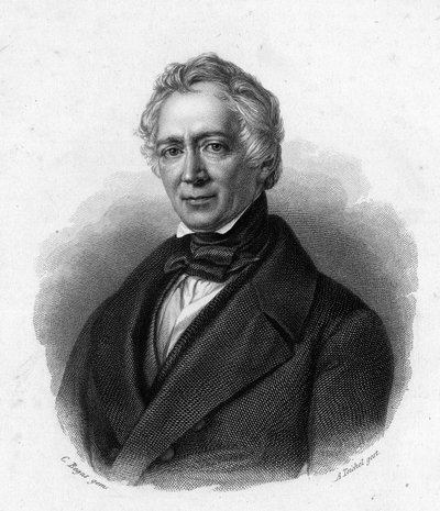 फ्रेडरिक लुडविग वॉन राउमर, जर्मन इतिहासकार (1781-1873) का पोर्ट्रेट। द्वारा अज्ञात कलाकार