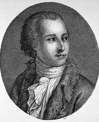 गेटानो फिलांगिएरी का पोर्ट्रेट (1752 - 1788), इतालवी दार्शनिक और वकील द्वारा अज्ञात कलाकार