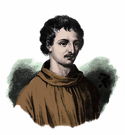 जिओर्डानो ब्रूनो का पोर्ट्रेट (1548-1600) द्वारा अज्ञात कलाकार