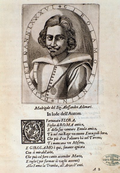 Girolamo Fantini का पोर्ट्रेट (उत्कीर्णन) द्वारा अज्ञात कलाकार