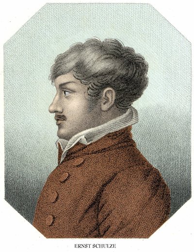 गोटलोब अर्न्स्ट शुल्ज़ (1761-1833) का पोर्ट्रेट जर्मन दार्शनिक द्वारा अज्ञात कलाकार