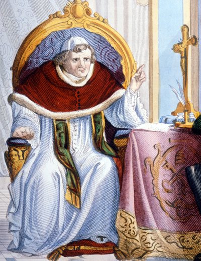 ग्रेगरी XVI का पोर्ट्रेट (1745 - 1846)। द्वारा अज्ञात कलाकार