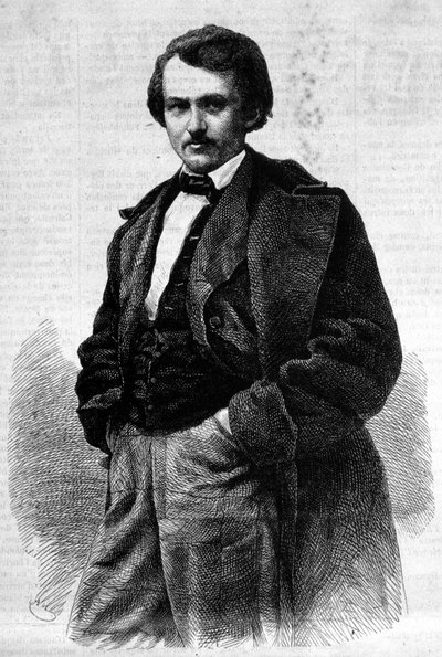 गुस्ताव डोरे का पोर्ट्रेट (1832 - 1883)। द्वारा अज्ञात कलाकार