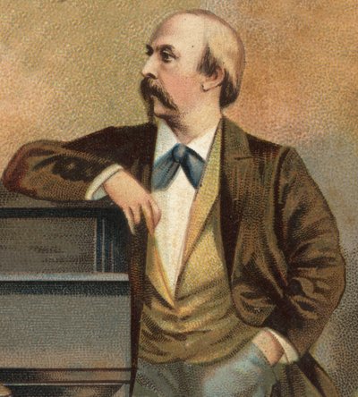 हंस वॉन बुलो का पोर्ट्रेट (1830-1894)। द्वारा अज्ञात कलाकार