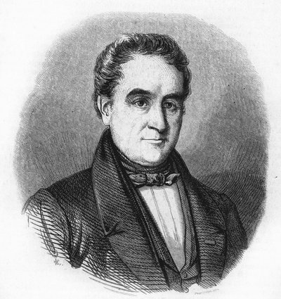 हेंड्रिक टोलेंस का पोर्ट्रेट 1780-1856। डच कवि। द्वारा अज्ञात कलाकार