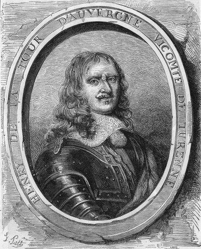 हेनरी डी ला टूर डी औवेर्गने का पोर्ट्रेट, ट्यूरेन का विस्काउंट (1611 - 1675), फ्रांस का मार्शल। द्वारा अज्ञात कलाकार