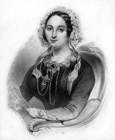 हेनरीट सोंटेग का पोर्ट्रेट (1806-1854), जर्मन गायक। द्वारा अज्ञात कलाकार