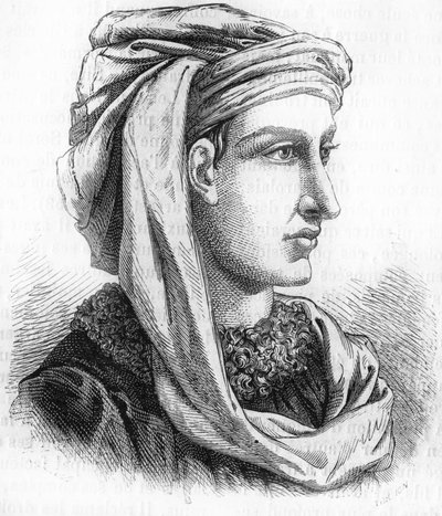 किंग चार्ल्स VII के रजत कलाकार जैक्स कोयूर (लगभग 1400-1456) का पोर्ट्रेट 19वीं सदी की नक्काशी। द्वारा अज्ञात कलाकार