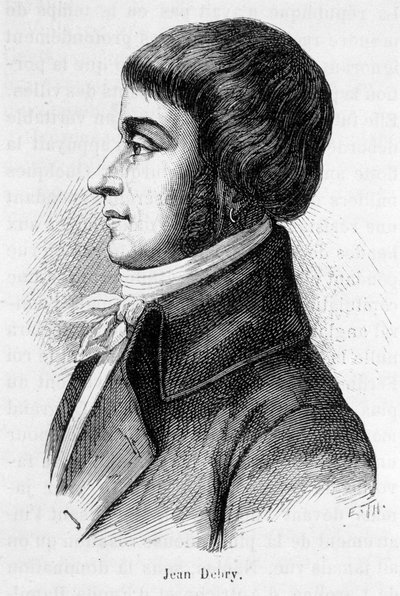 जीन एंटोनी जोसेफ डेब्री या डी ब्राय (1760-1834) का पोर्ट्रेट, राष्ट्रीय सम्मेलन में ऐसने की प्रतिनियुक्ति। द्वारा अज्ञात कलाकार