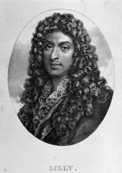 जीन बैप्टिस्ट लुली (जियोवन्नी बतिस्ता लुल्ली) (1632-1687), इतालवी मूल के फ्रांसीसी संगीतकार का पोर्ट्रेट। 19वीं सदी की नक्काशी। द्वारा अज्ञात कलाकार