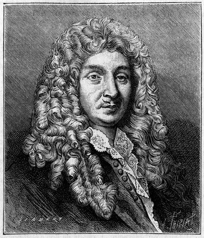 जीन बैप्टिस्ट लुली (जियोवन्नी बतिस्ता लुल्ली) (1632-1687), इतालवी मूल के फ्रांसीसी संगीतकार का पोर्ट्रेट। उत्कीर्णन की अवधि से। 7 मई 1887 को "" प्रकृति: विज्ञान और कला और उद्योग के लिए उनके अनुप्रयोगों की समीक्षा "" में उत्कीर्णन। द्वारा अज्ञात कलाकार