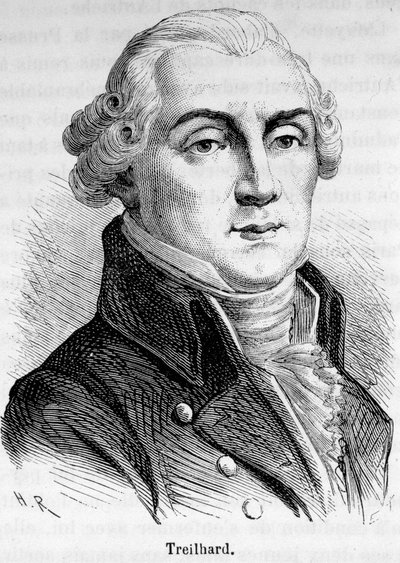 जीन बैप्टिस्ट ट्रेइलहार्ड का पोर्ट्रेट (1742-1810), फ्रांसीसी राजनीतिज्ञ। द्वारा अज्ञात कलाकार