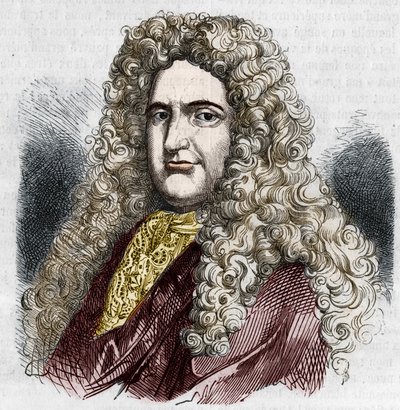 जीन चारडिन का पोर्ट्रेट, फ्रांसीसी यात्री (1643-1713)। द्वारा अज्ञात कलाकार