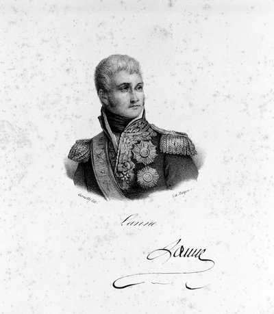 जीन लैंस का पोर्ट्रेट (1769 - 1809), ड्यूक ऑफ मोंटेबेलो, फ्रेंच मार्शल द्वारा अज्ञात कलाकार