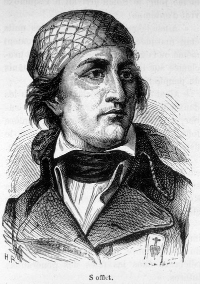 जीन निकोलस स्टॉफलेट (1753-1796) का पोर्ट्रेट, प्रतिशोधी विद्रोह के अभिनेता। द्वारा अज्ञात कलाकार