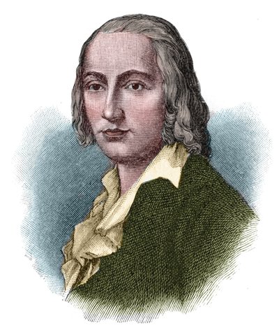 जोहान क्रिश्चियन फ्रेडरिक होल्डरलिन (1770-1843), जर्मन कवि और रोमांटिक विचारक का पोर्ट्रेट। द्वारा अज्ञात कलाकार