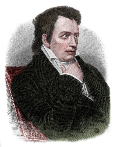 जोहान लुडविग टाइक (1773-1853) का पोर्ट्रेट, जर्मन कवि, अनुवादक, प्रकाशक, उपन्यासकार और रोमांटिक आंदोलन के आलोचक। द्वारा अज्ञात कलाकार