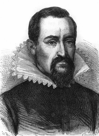 जोहान्स केप्लर (केपलर) का पोर्ट्रेट, खगोलविद (1571 - 1630) द्वारा अज्ञात कलाकार