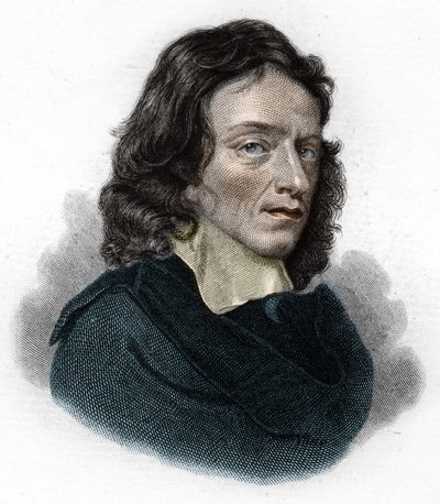 जॉन मिल्टन, अंग्रेजी कवि और निबंधकार का पोर्ट्रेट (1608 - 1674) द्वारा अज्ञात कलाकार