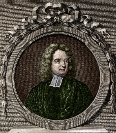 जोनाथन स्विफ्ट का पोर्ट्रेट। आयरिश लेखक (1667 से 1745)। द्वारा अज्ञात कलाकार