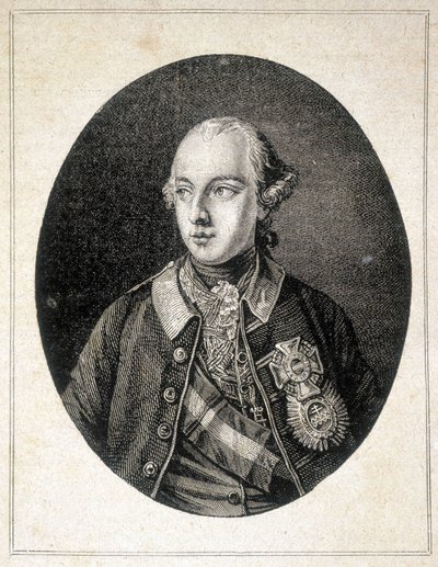 जर्मनी के सम्राट जोसेफ द्वितीय का पोर्ट्रेट (1741 - 1790) - "" द कंटेम्पोरेन्स "" में, और 19 वीं शताब्दी के अंत में। द्वारा अज्ञात कलाकार