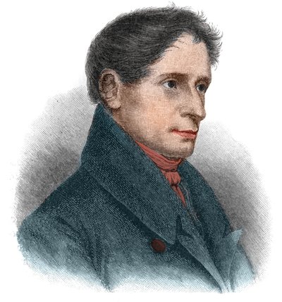 जोसेफ कार्ल बेनेडिक्ट वॉन आइचेंडोर्फ (1788-1857) जर्मन कवि और उपन्यासकार का पोर्ट्रेट। द्वारा अज्ञात कलाकार