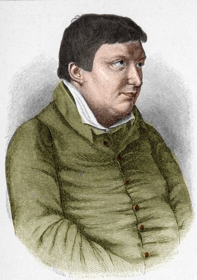 कार्ल विल्हेम फ्रेडरिक वॉन श्लेगल (1772-1829) का पोर्ट्रेट जर्मन दार्शनिक, आलोचक और रोमांटिक आंदोलन के लेखक द्वारा अज्ञात कलाकार