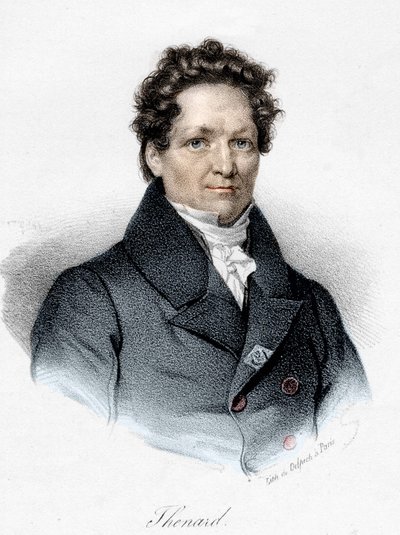 लुई जैक्स थेनार्ड का पोर्ट्रेट (1777 - 1857), फ्रांसीसी रसायनज्ञ। द्वारा अज्ञात कलाकार