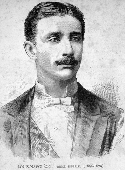 लुई नेपोलियन का पोर्ट्रेट, प्रिंस इंपीरियल (1856 - 1879) (नेपोलियन III का बेटा) - "" लेस कंटेम्पोरेन्स "" में, और 19 वीं शताब्दी के अंत में। द्वारा अज्ञात कलाकार