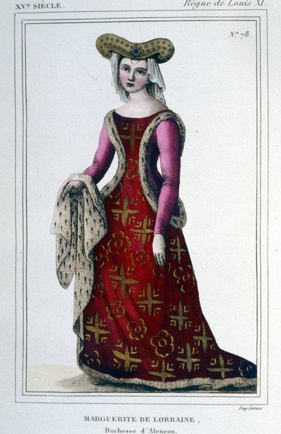 लोरेन वाउडमोंट, डचेस ऑफ एलेनकॉन (1463 - 1521) द्वारा मार्गुराइट का पोर्ट्रेट। द्वारा अज्ञात कलाकार