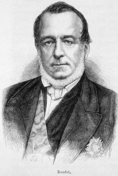 पॉल बौडेट का पोर्ट्रेट (1800-1877), फ्रांसीसी राजनीतिज्ञ। द्वारा अज्ञात कलाकार