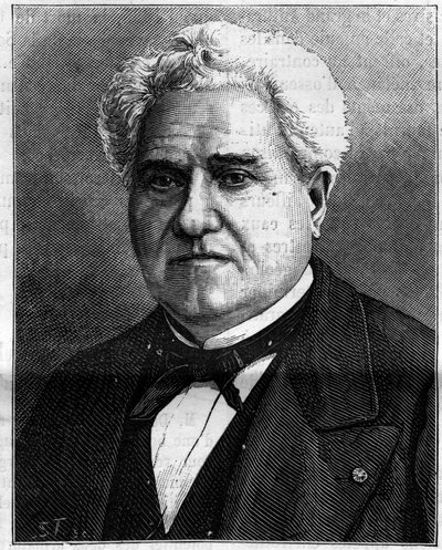 पॉल गेरवाइस (1816-1879) का पोर्ट्रेट, फ्रांसीसी प्राणी विज्ञानी और जीवाश्म विज्ञानी। "" ला नेचर "" में उत्कीर्णन द्वारा अज्ञात कलाकार
