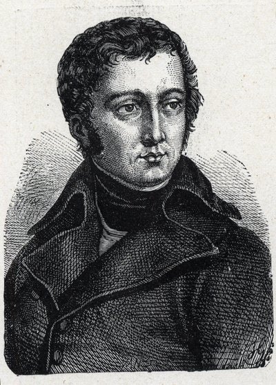 फ्रांसीसी क्रांति के जनरल पॉल ग्रेनियर (1768-1827) का पोर्ट्रेट। द्वारा अज्ञात कलाकार