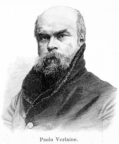 पॉल वेरलाइन का पोर्ट्रेट (1844 - 1896) द्वारा अज्ञात कलाकार
