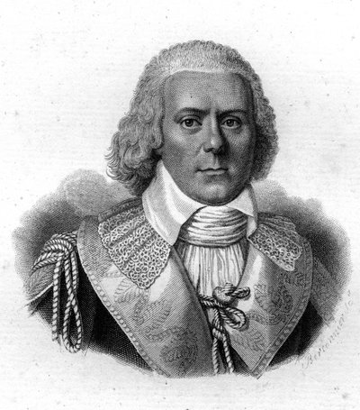 पॉल डी बर्रास (1755-1829) का पोर्ट्रेट, फ्रांसीसी राजनीतिज्ञ, 19वीं सदी का उत्कीर्णन द्वारा अज्ञात कलाकार