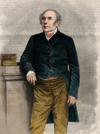 पियरे एंटोनी (पियरे-एंटोनी) बेरीर (1790-1868) (बेरीर जूनियर), फ्रांसीसी वकील और राजनीतिज्ञ का पोर्ट्रेट। "ब्रह्मांड शानदार" में उत्कीर्णन द्वारा अज्ञात कलाकार