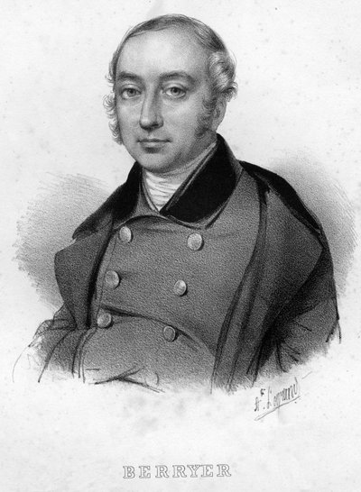 पियरे एंटोनी (पियरे-एंटोनी) बेरीर (1790-1868) (बेरीर फिल्स), फ्रांसीसी वकील और राजनीतिज्ञ का पोर्ट्रेट द्वारा अज्ञात कलाकार