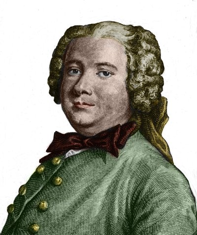 पियरे कार्लेट डी चम्बलेन डी मारिवॉक्स (1688 - 1763), नाटककार का पोर्ट्रेट द्वारा अज्ञात कलाकार