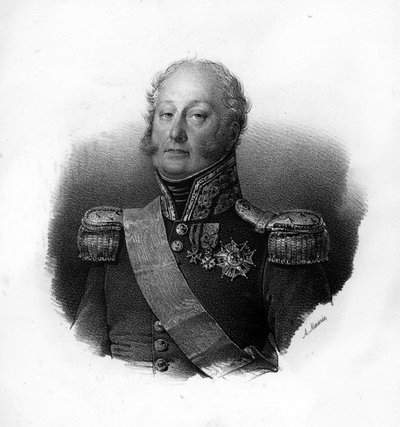 पियरे क्लाउड का पोर्ट्रेट, काउंट पाजोत, डिट पाजोल (1772-1844), फ्रांसीसी जनरल, 19 वीं शताब्दी का उत्कीर्णन द्वारा अज्ञात कलाकार