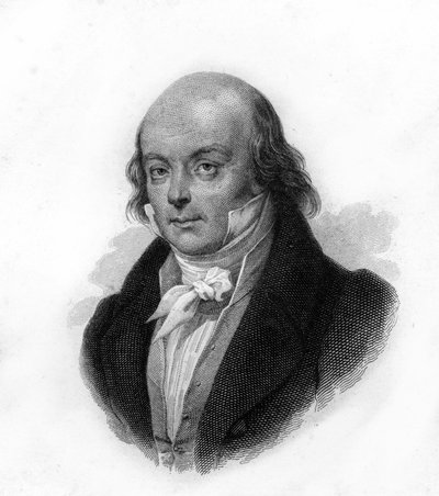 पियरे जीन डे बेरंगर (1780 - 1857) का पोर्ट्रेट, फ्रांसीसी कवि और गीतकार - 19 वीं शताब्दी का उत्कीर्णन द्वारा अज्ञात कलाकार