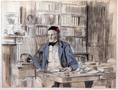 रिचर्ड ओवेन का पोर्ट्रेट (1810-1890), अंग्रेजी प्रकृतिवादी। द्वारा अज्ञात कलाकार